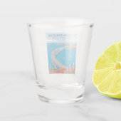 Confederation Bridge Kanada Schnapsglas (Rückseite)