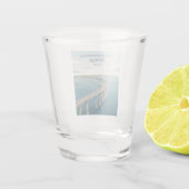 Confederation Bridge Kanada Schnapsglas (Rückseite)
