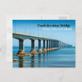 Confederation Bridge, Prince Edward Island Postkarte (Vorne/Hinten)