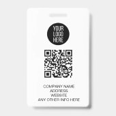 Conference Lanyard Abzeichen Custom Personal ID Ausweis (Rückseite)