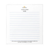 Conference Name Location Logo Lined   Notizblock (Vorderseite)