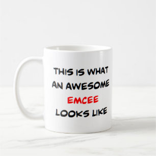 Conferencier, großartig kaffeetasse