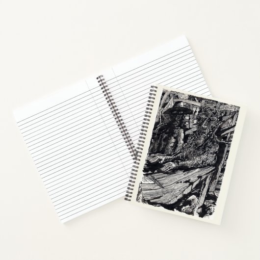 "Confess", Indianerfarbe zeichnend! Notizblock (Innenseite)