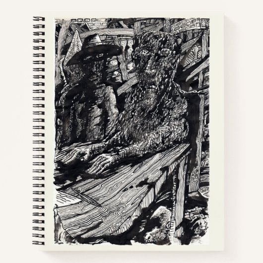 "Confess", Indianerfarbe zeichnend! Notizblock (Vorderseite)