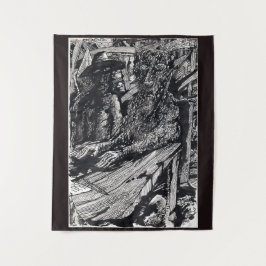 "Confess", Indianerfarbe zeichnend! Wandteppich