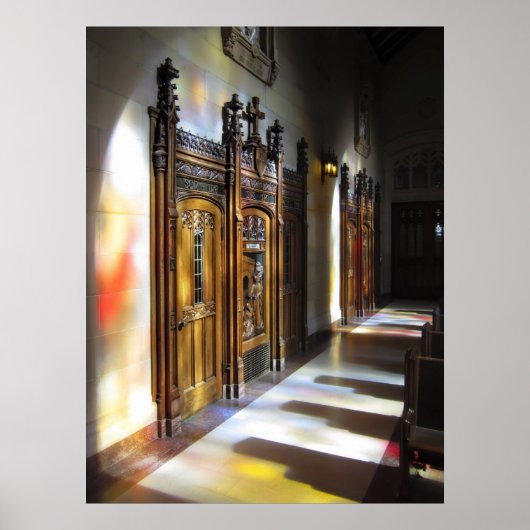 Confession Booth - St. Dominics - San Francisco Poster (Vorne)