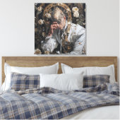 Confessions of a Monocle Maker — Gothic Surreal Leinwanddruck (Insitu (Schlafzimmer))