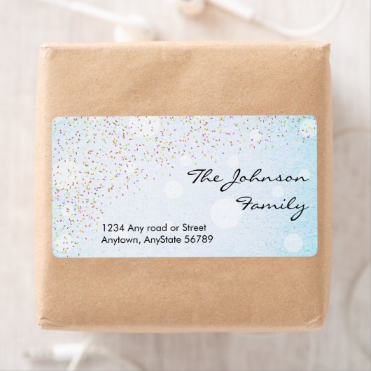Confetti-Adressetikett (Insitu)