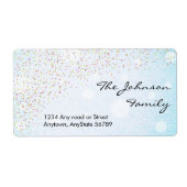 Confetti-Adressetikett (Vorne)