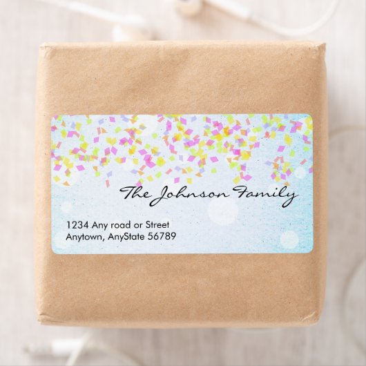 Confetti-Adressetikett (Insitu)