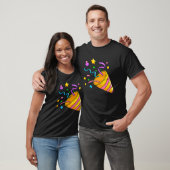 Confetti Artwork Celebrating a Party T-Shirt (Unisex)