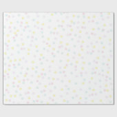 Confetti Baby Dusche Geschenkpapier (Flach)