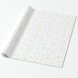 Confetti Baby Dusche Geschenkpapier