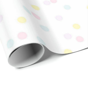 Confetti Baby Dusche Geschenkpapier