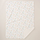 Confetti-Babymädchen Sherpadecke (Vorderseite)