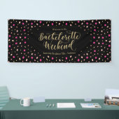 Confetti Bachelorette Weekend Banner (Messe)