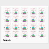 Confetti Birthday Cake Personalisiert Stickers (Blatt)
