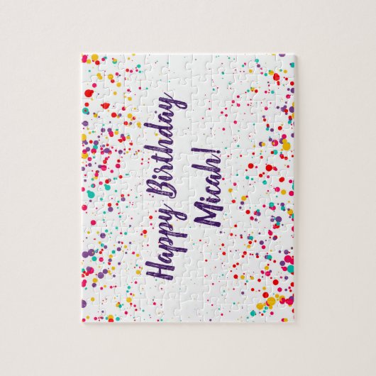 Confetti Birthday Puzzle (Vertikal)