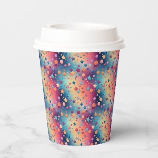 Confetti Bliss Pappbecher (Rückseite)
