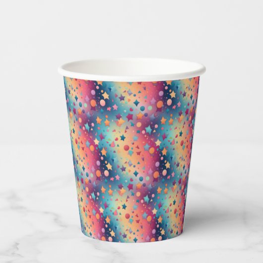 Confetti Bliss Pappbecher (Rückseite)