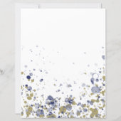 Confetti Blue Gold (Rückseite)
