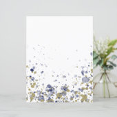 Confetti Blue Gold (Stehend Vorderseite)