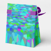 Confetti Blues Fringe Geschenkschachtel (Rückseite)
