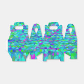 Confetti Blues Fringe Geschenkschachtel (Ungefaltet)