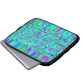 Confetti Blues Fringe Laptopschutzhülle (Vorne Knopf)