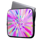 Confetti Blume Pastel Laptopschutzhülle (Vorderseite Links)