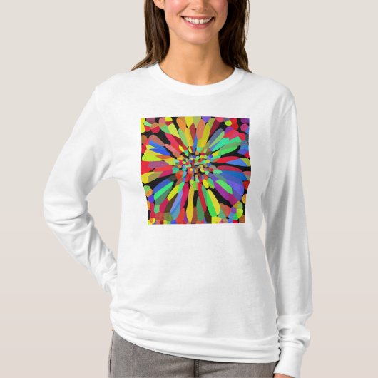 Confetti-Blume T-Shirt (Vorderseite)