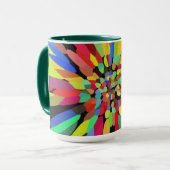 Confetti-Blume Tasse (Vorderseite Links)