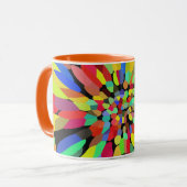 Confetti-Blume Tasse (Vorderseite Links)