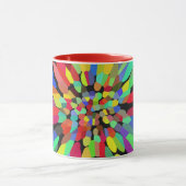 Confetti-Blume Tasse (Zentrum)
