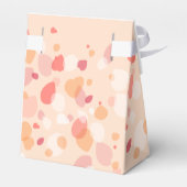 Confetti-Blütenblätter dank Gastgeschenk Hochzeit Geschenkschachtel (Rückseite)