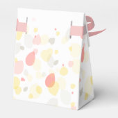 Confetti-Blütenblätter dank Gastgeschenk Hochzeit Geschenkschachtel (Rückseite)