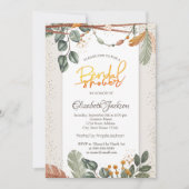 Confetti Boho Brautparty Einladung (Vorderseite)