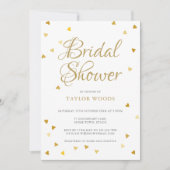 Confetti-Brautparty Einladung (Vorderseite)