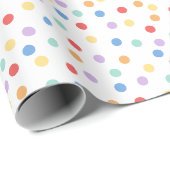 Confetti Brights (Punkte) Geschenkpapier (Rolleneckpunkt)