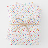 Confetti Brights (Punkte) Geschenkpapier Set (Beispiel)
