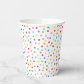 Confetti Brights (Punkte) Pappbecher (Links)