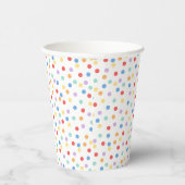 Confetti Brights (Punkte) Pappbecher (Rechts)