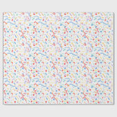 Confetti Brights (Überraschung) Geschenkpapier (Flach)