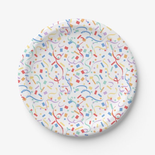 Confetti Brights (Überraschung) Pappteller (Vorderseite)