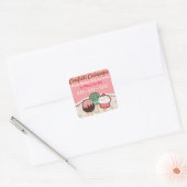 Confetti Cake Pops Stickers Labels (Umschlag)
