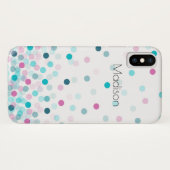 Confetti Case-Mate Barely There iPhone X Case (Rückseite (Horizontal))