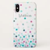 Confetti Case-Mate Barely There iPhone X Case (Rückseite)