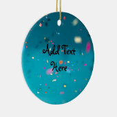 Confetti Celebration Background Keramik Ornament (Rechts)