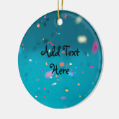 Confetti Celebration Background Keramik Ornament (Links)