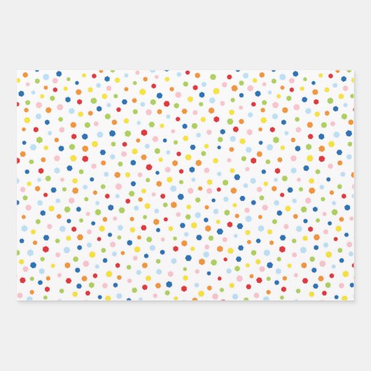 Confetti Celebration Geschenkpapier Set (Vorderseite 3)